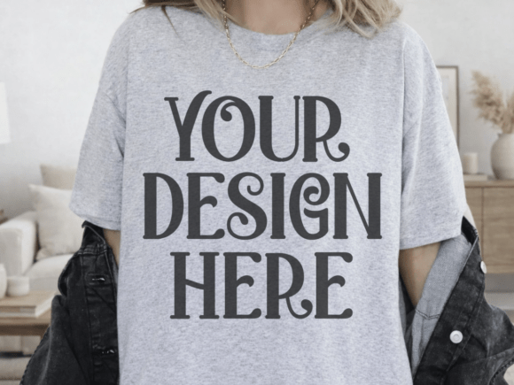 Bring Your Product to Life with the Gildan 5000 Sport Grey T-shirt Mockup