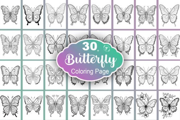 Butterfly Coloring Page
