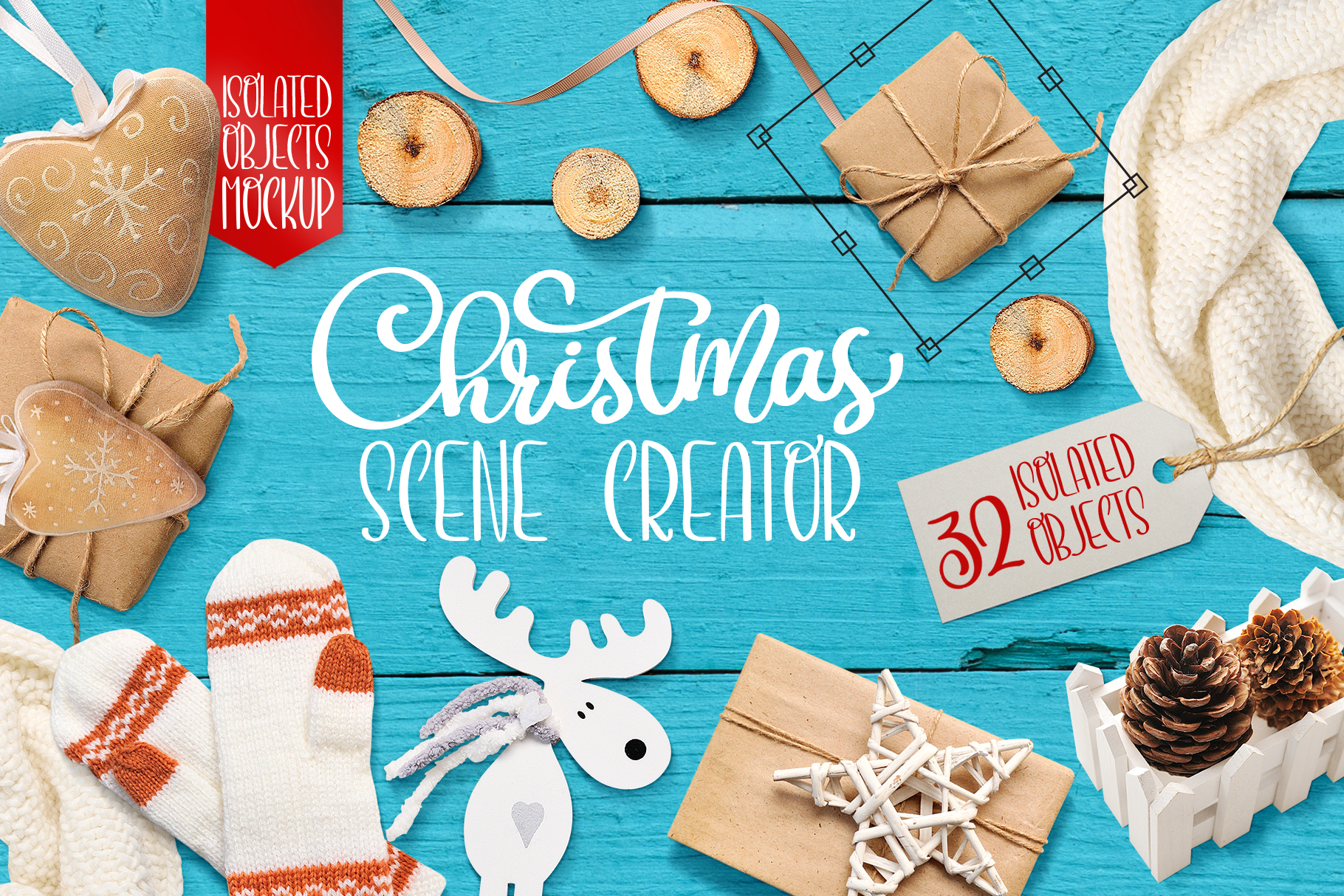 Christmas Scene Creator with Isolated Items: A Versatile Tool for Creative Designers