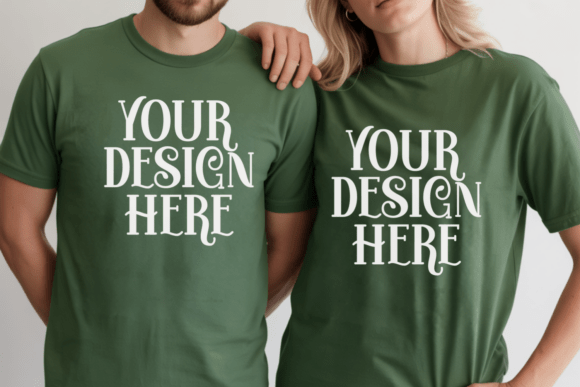 Comfort Colors 1717 Couple Mockup