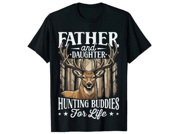 Dad Daughter Hunt Father's Day T-Shirt