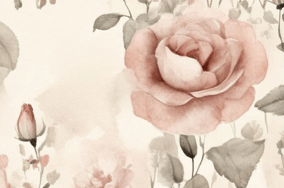 Elegant Vintage Watercolor Floral Collection: Timeless Beauty in Art and Design