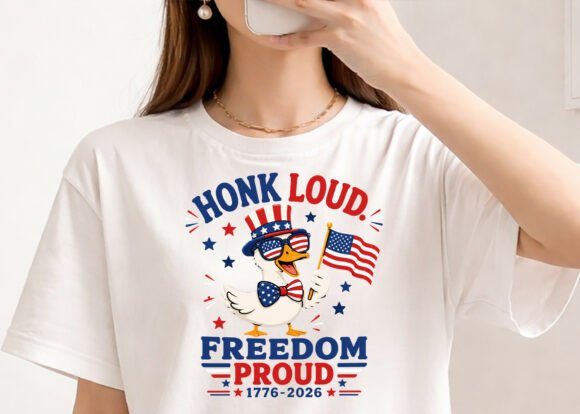 Embrace the Spirit of Freedom with the Funny Patriotic Goose 4th of July PNG