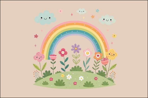 Exploring the Versatility of Rainbo Flower Ester Design PNG for Creative Projects