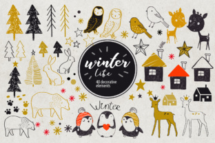 Exploring the Versatility of Winter Life 40 Decorative Elements for Creative Projects
