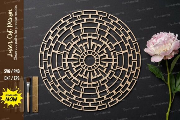 Floral Shape Laser Cut SVG: A Versatile Design for Precision Crafting