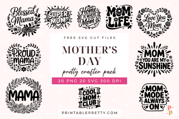 Free Mothers Day SVG Bundle: A Versatile Resource for Creative Crafting