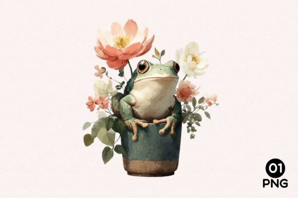 Free Whimsical Spring Frog Clipart: A Versatile Resource for Creative Projects