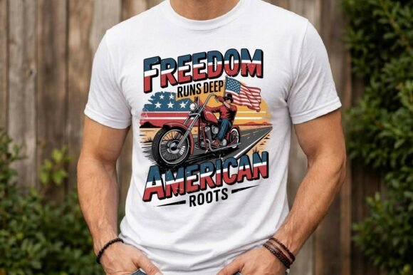 Freedom Runs Deep American Roots SVG PNG