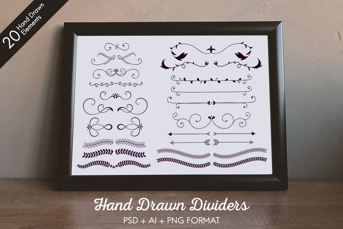Hand Drawn Dividers: Enhancing Visual Workflow and Organization