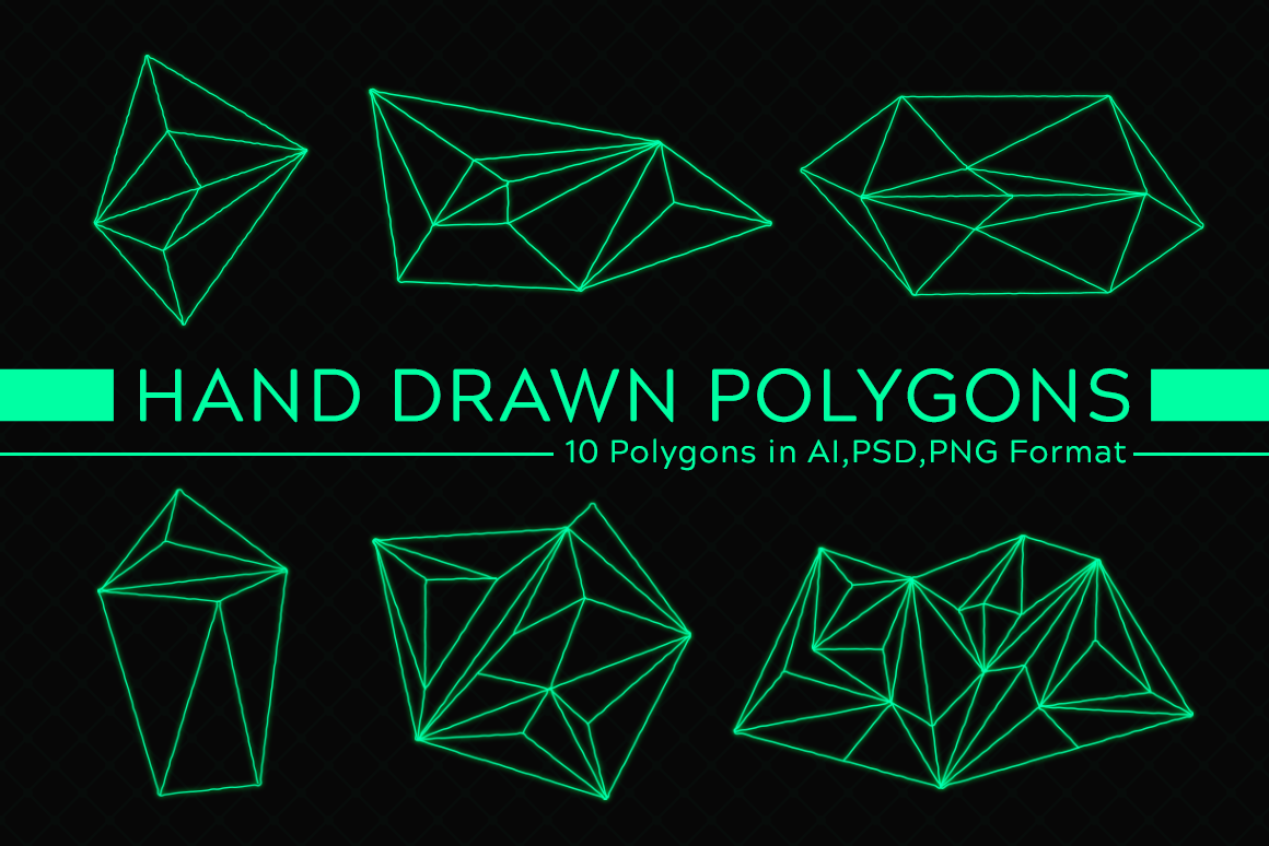 Hand Drawn Polygons for Creative Projects