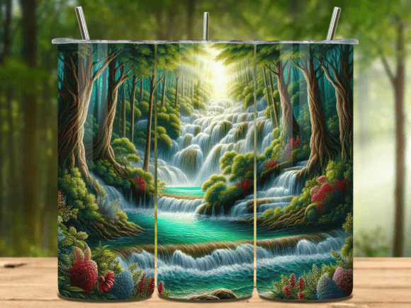 Mystical Vibrant Landscapes Tumbler