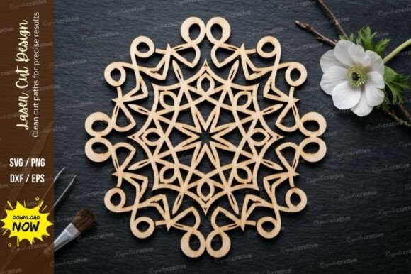 Petal Flower Laser Cut SVG, Laser Cut: A Versatile Resource for Creative Projects