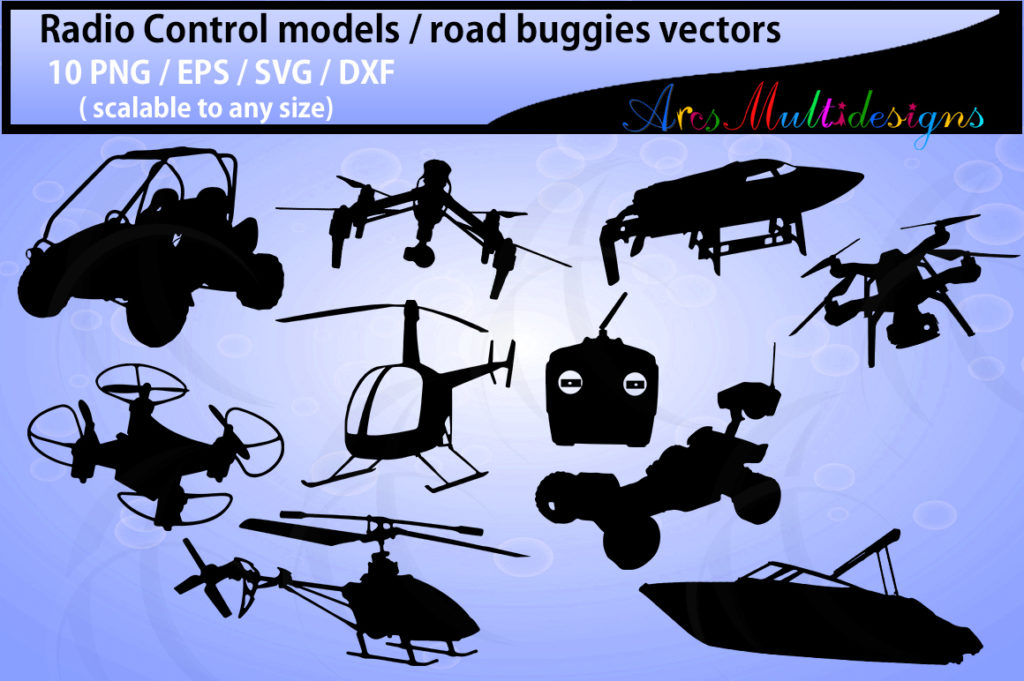 Radio Control Model Silhouette Graphics: A Versatile Asset for Designers and Hobbyists