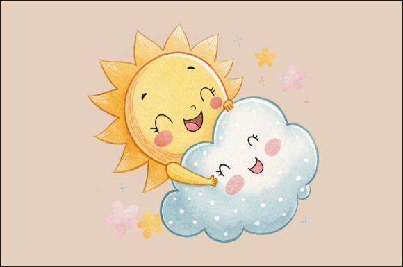 Sun and Cloud Ester Design PNG: A Versatile Tool for Creative Projects