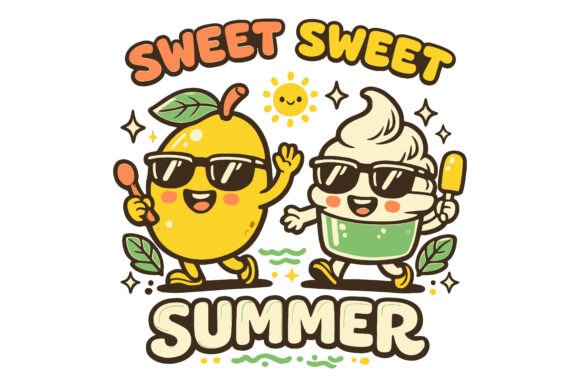 Sweet Sweet Summer Lemon Vector