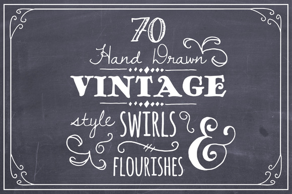 Swirls Flourishes Set for Creative Design