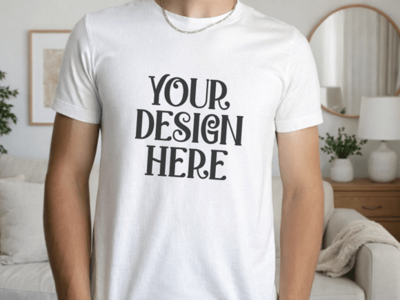 White Bella Canvas 3001 T-shirt Mockup: A Strategic Tool for Designers and Creators